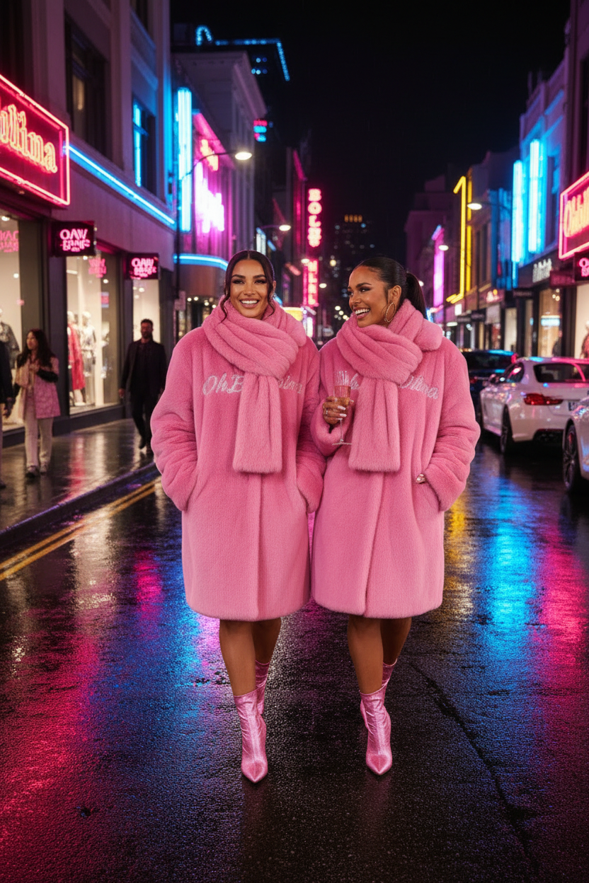 Ohbullina Matching Fur Coat