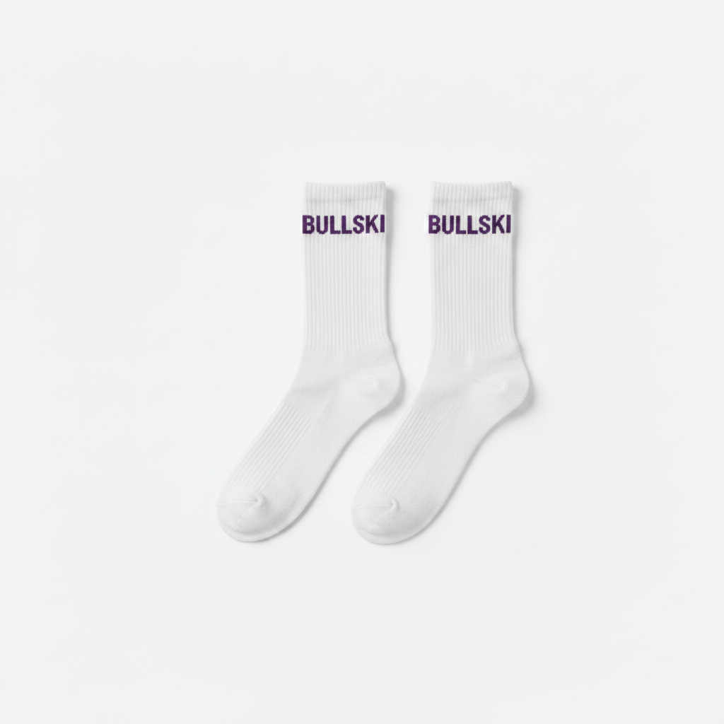 Purple BULLSKI on cuff