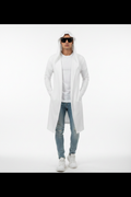 Ohbullina Blanc Longline Cardigan