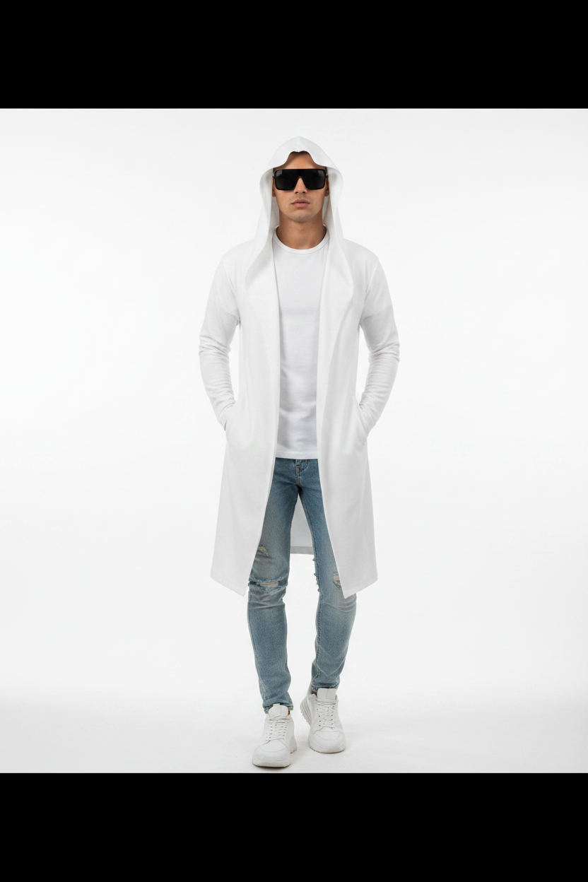 Ohbullina Blanc Longline Cardigan