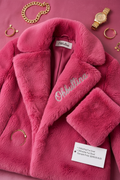 Ohbullina Fur Coat Flat Lay