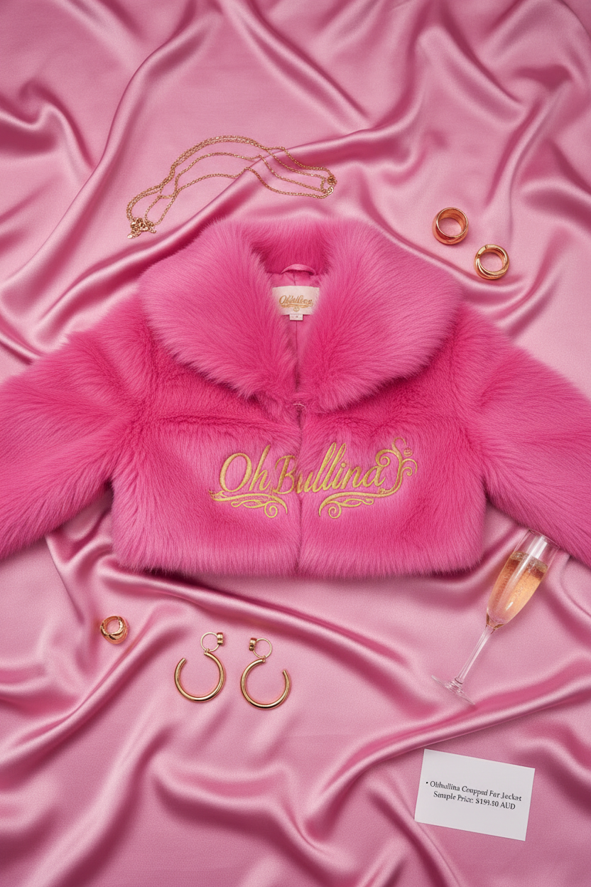 Pink Satin Flat Lay