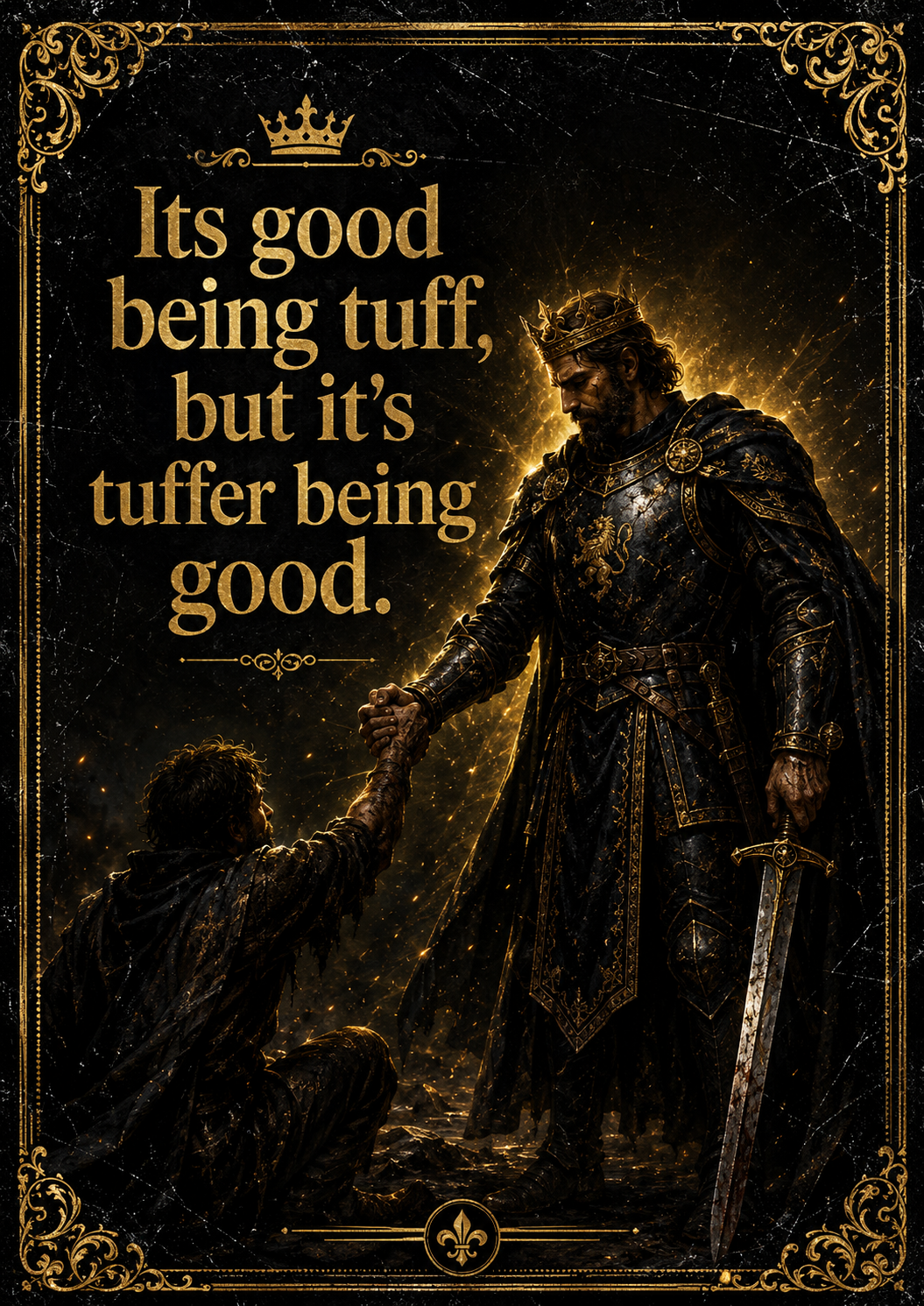 Its Good Being Tuff – Motivational Wall Art Print (Digital Download)